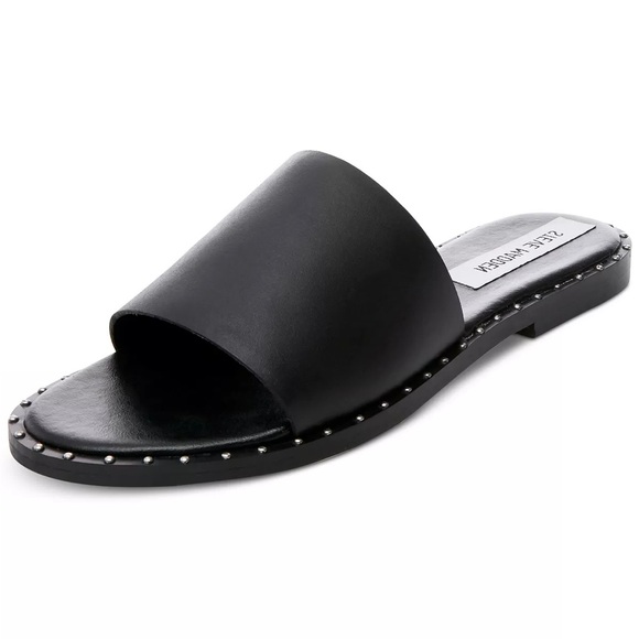 🆕{STEVE MADDEN} Taylor Studded Slide Sandals - Picture 4 of 16